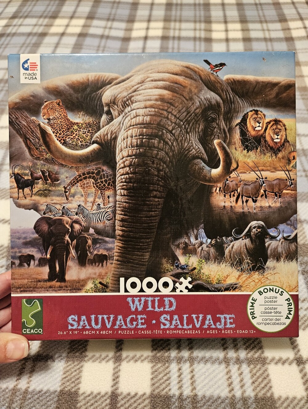 Wild Safari 1000-Piece Jigsaw Puzzle